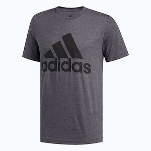 Adidas Badge Of Sport gray tee, size large in mens
